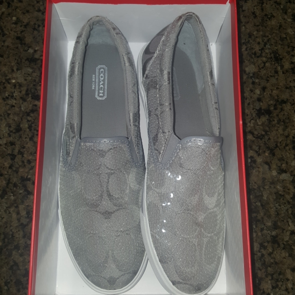 Coach slip on sneakers